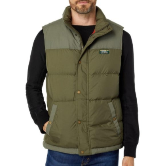 L.L. Bean Jackets & Coats Ll Bean Mens Mountain Classic Down Vest Colorblock Poshmark